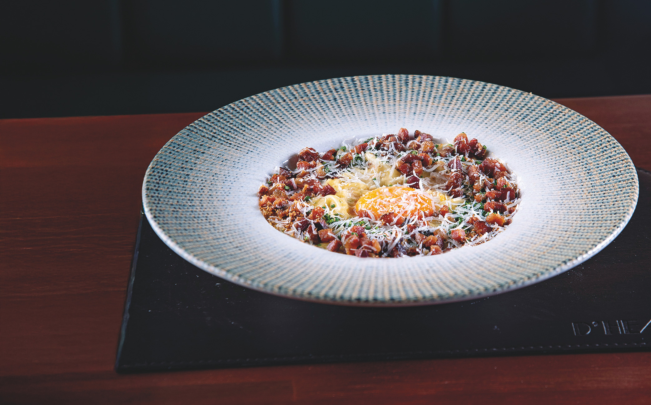 D’Heaven: espaguete à carbonara