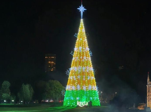 Natal no Parque Ibirapuera tem árvore de 57 metros e Casa do Papai Noel
