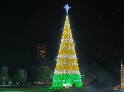 Natal no Parque Ibirapuera tem árvore de 57 metros e Casa do Papai Noel