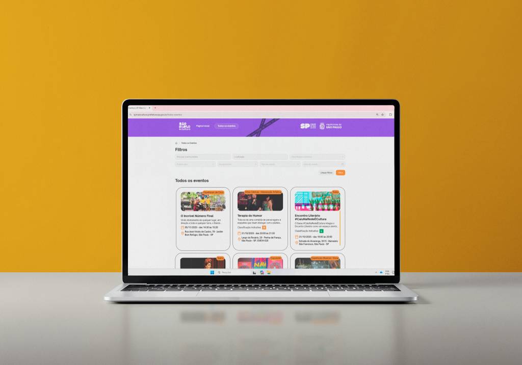 Secretaria de Cultura lança site com toda a programação da cidade