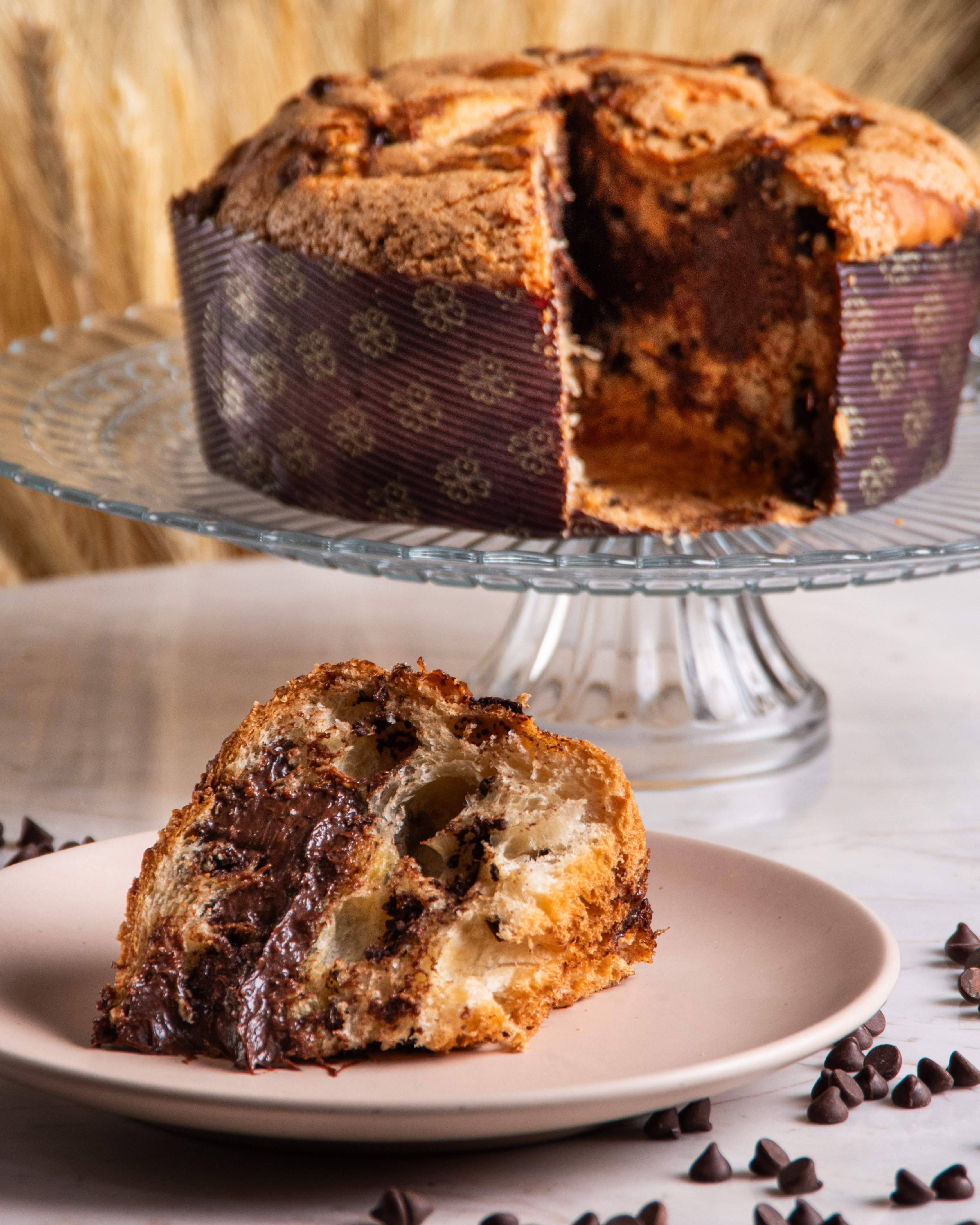 Bossa Bakery: panetone de chocolate e creme de avel&atilde;