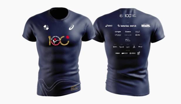 Confira a camiseta oficial para a 100ª Corrida de São Silvestre