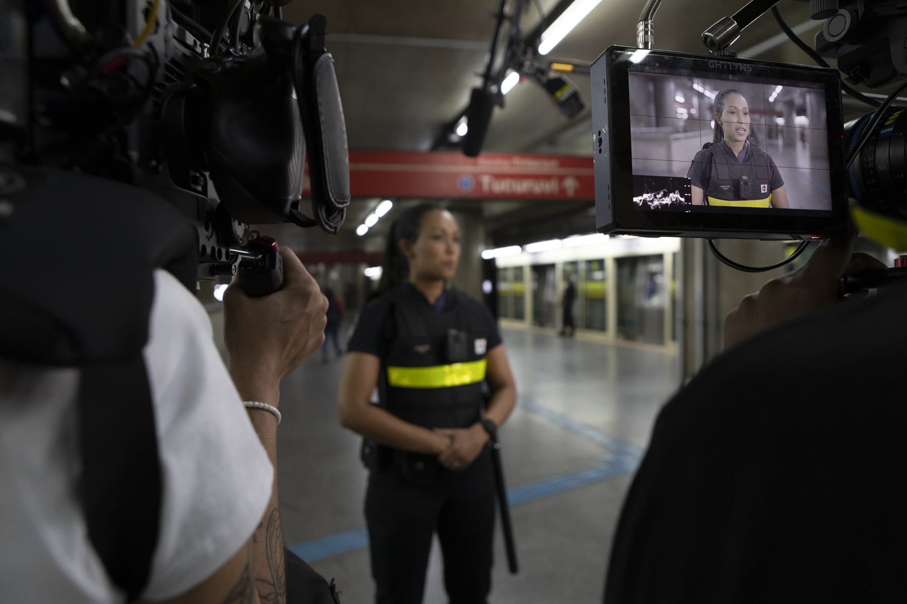 Entrevista com agentes do metr&ocirc; no document&aacute;rio 'Cidade Subterr&acirc;nea'