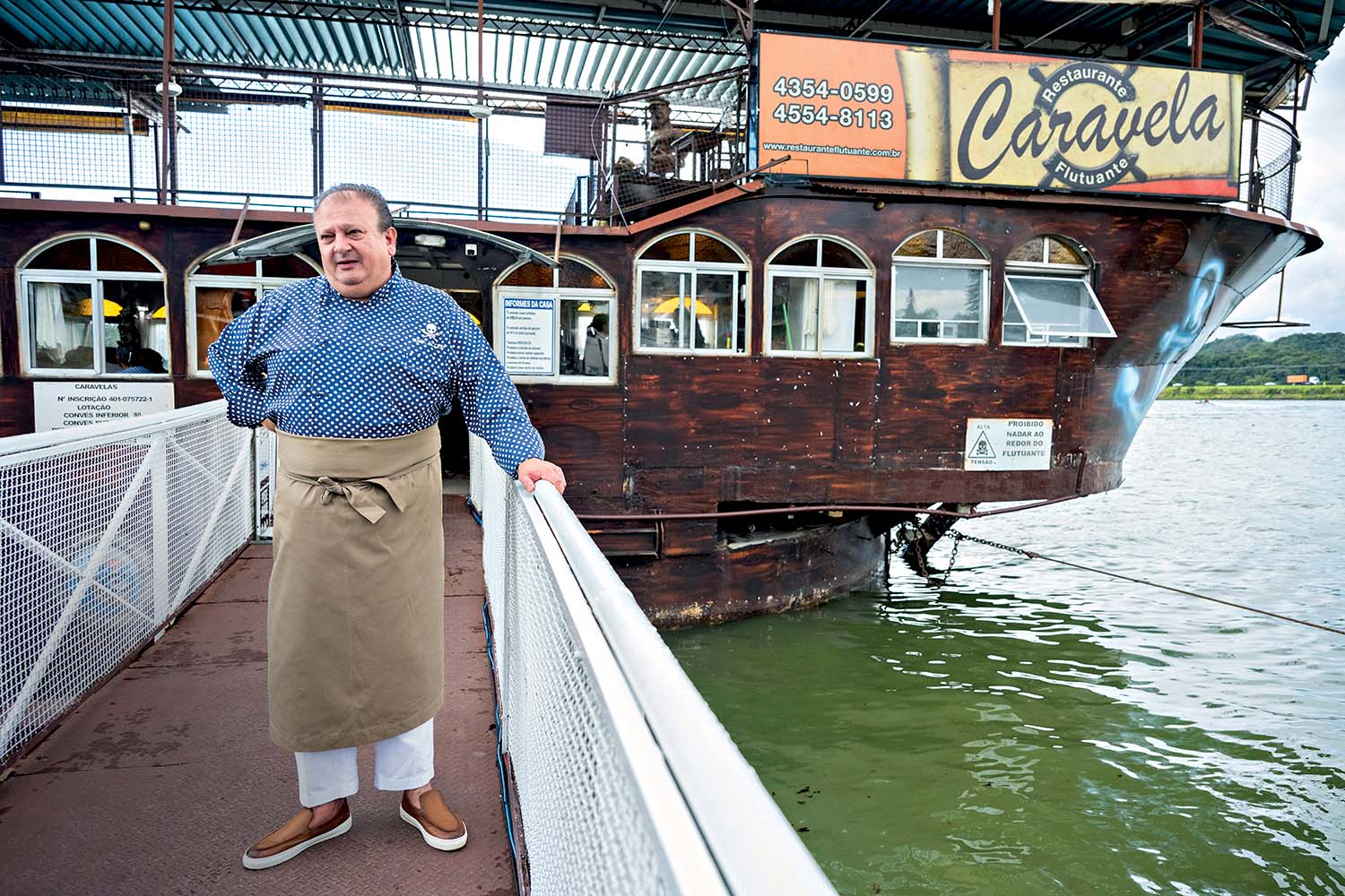 Jacquin visita o Caravelas, em S&atilde;o Bernardo