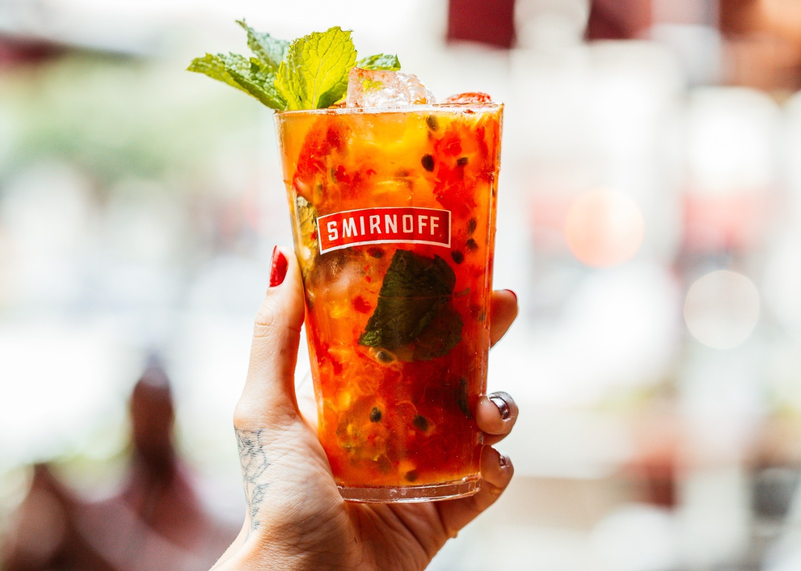 Drinque de Carnaval do Bar Brahma