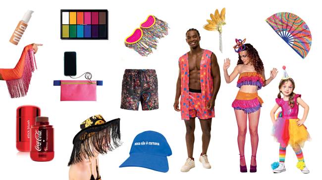 Itens para montar um look de Carnaval