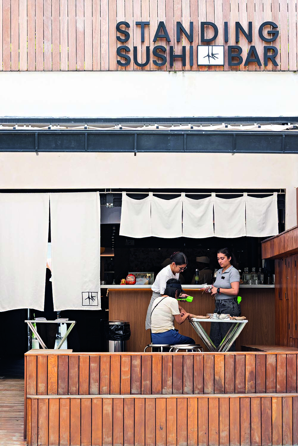 Fachada do restaurante japon&ecirc;s