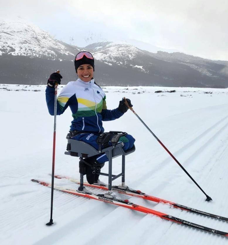 Moradora de SP, Aline Rocha atinge segunda melhor colocação do Brasil nos Jogos Paralímpicos de Inverno