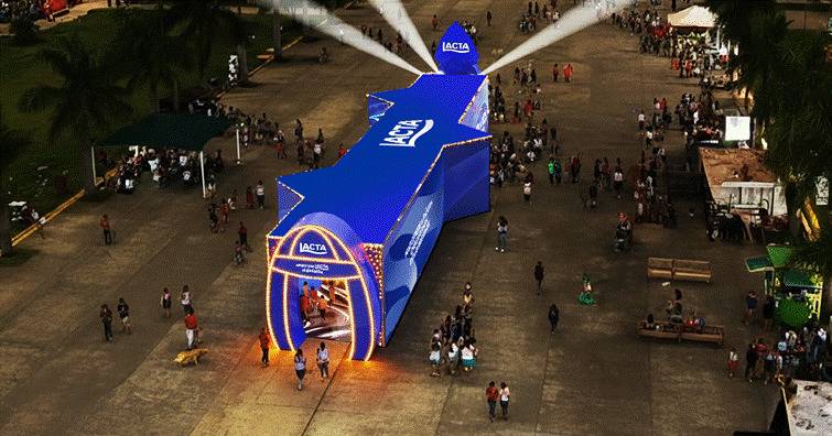 Parque Villa-Lobos recebe “parreira gigante” de ovos de Páscoa