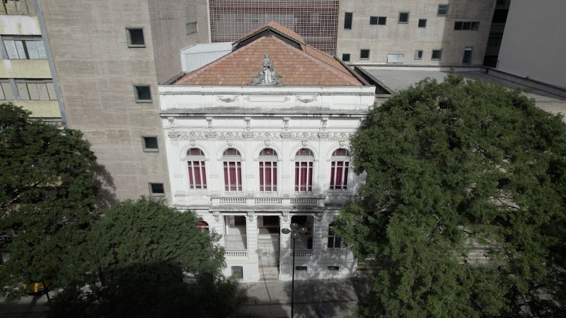 A fachada da Sala do Conservatório: obra de restauro concluída