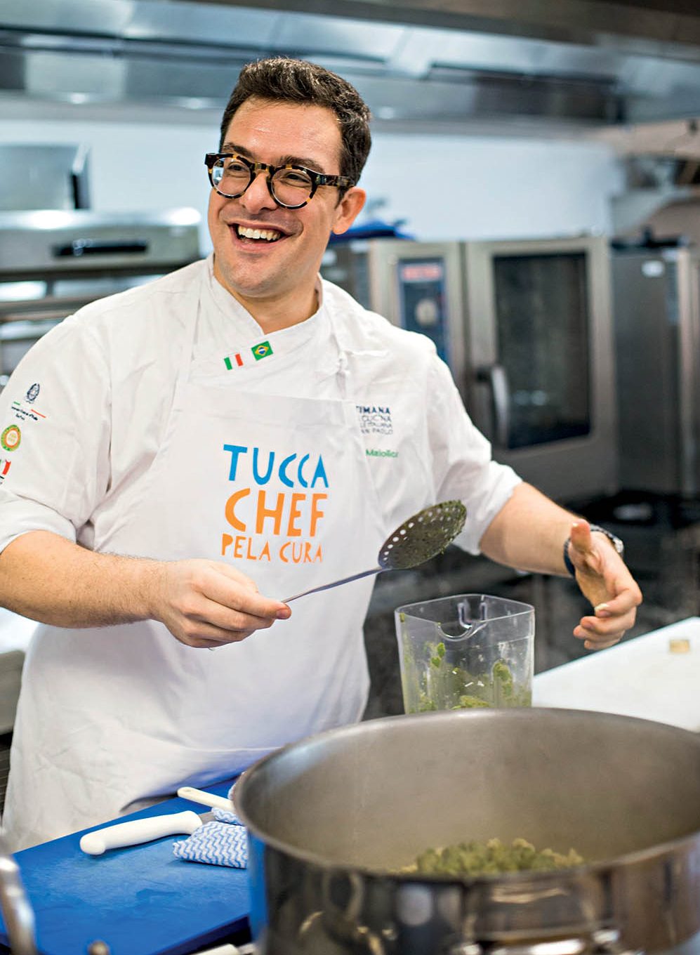 Aula beneficentes: chef Antonio Maiolica, do Benvenuto