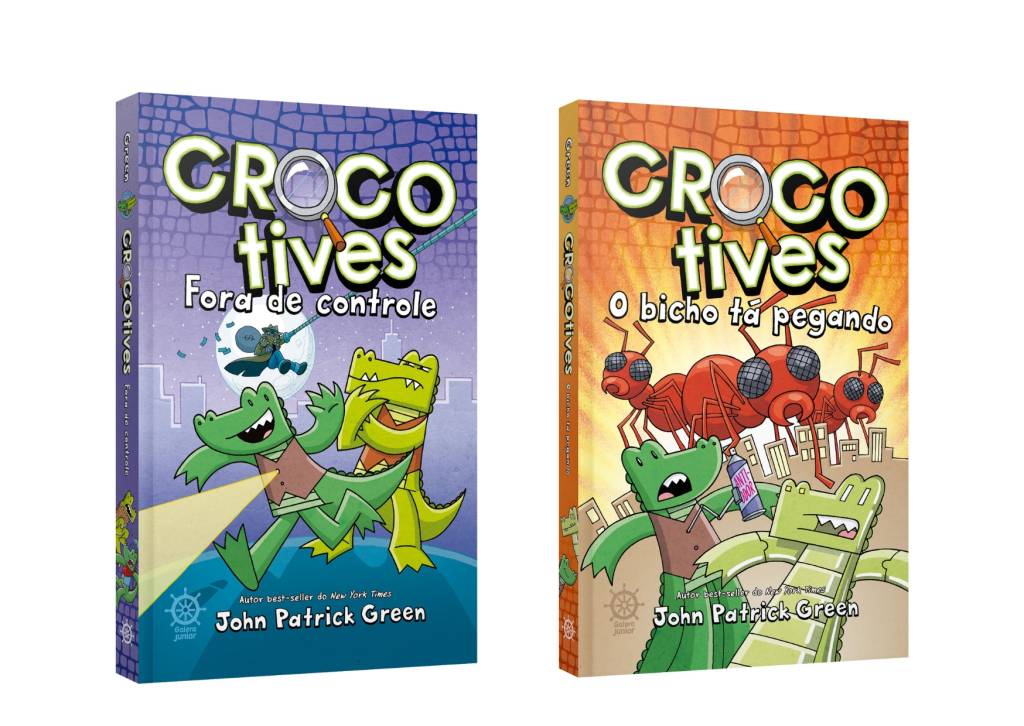 Crocodilos detetives enfrentam novos vilões em livros inéditos