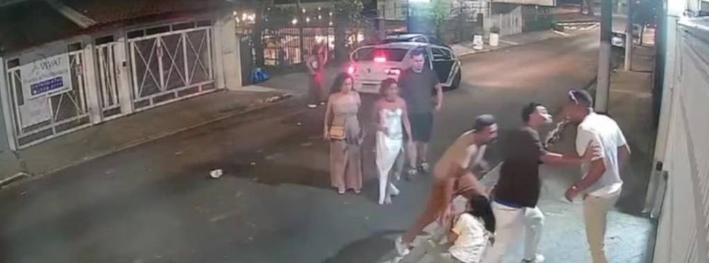 Mulher é agredida por noivos após pedir socorro em festa de casamento