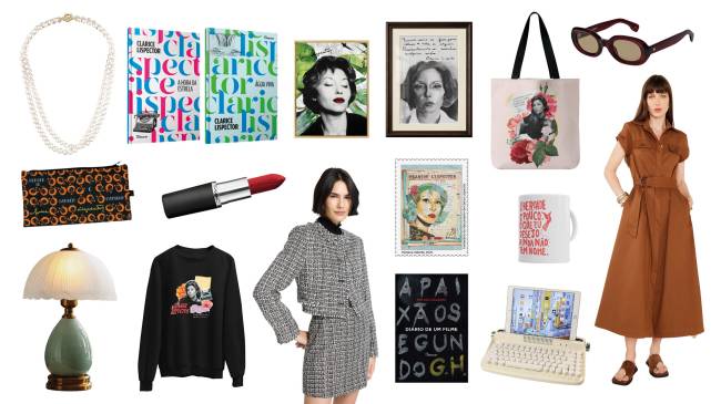 Itens para celebrar Clarice Lispector