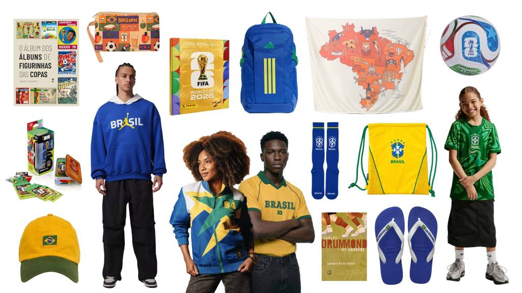 Itens para torcer para a Seleção Brasileira