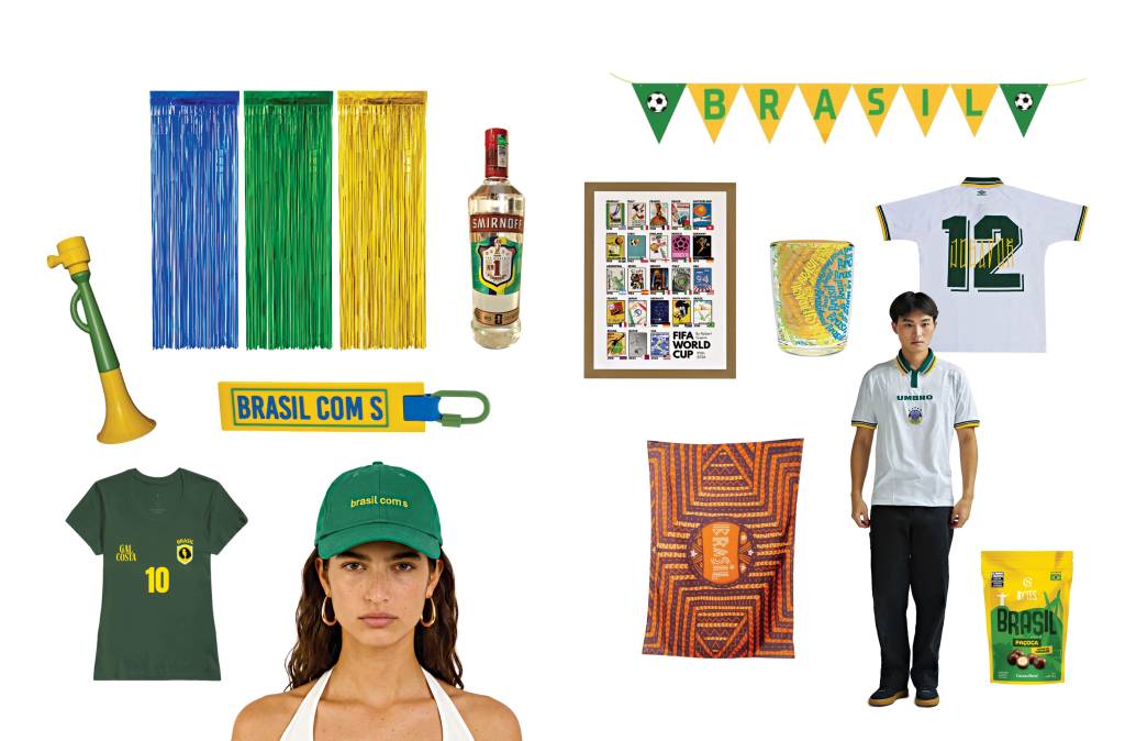 Itens para vestir e decorar a casa no clima da Copa do Mundo