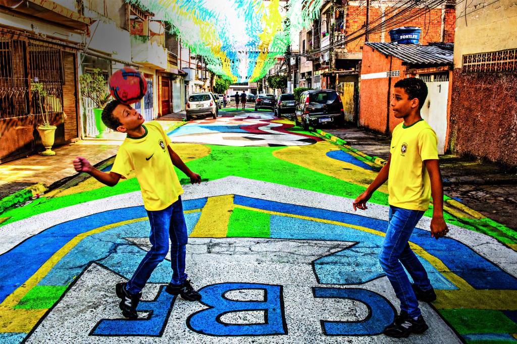 Copa do Mundo: confira as ruas de São Paulo que receberam pintura e decoração