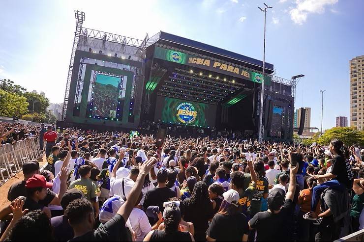 Marcha para Jesus acontece no feriado de Corpus Christi em SP
