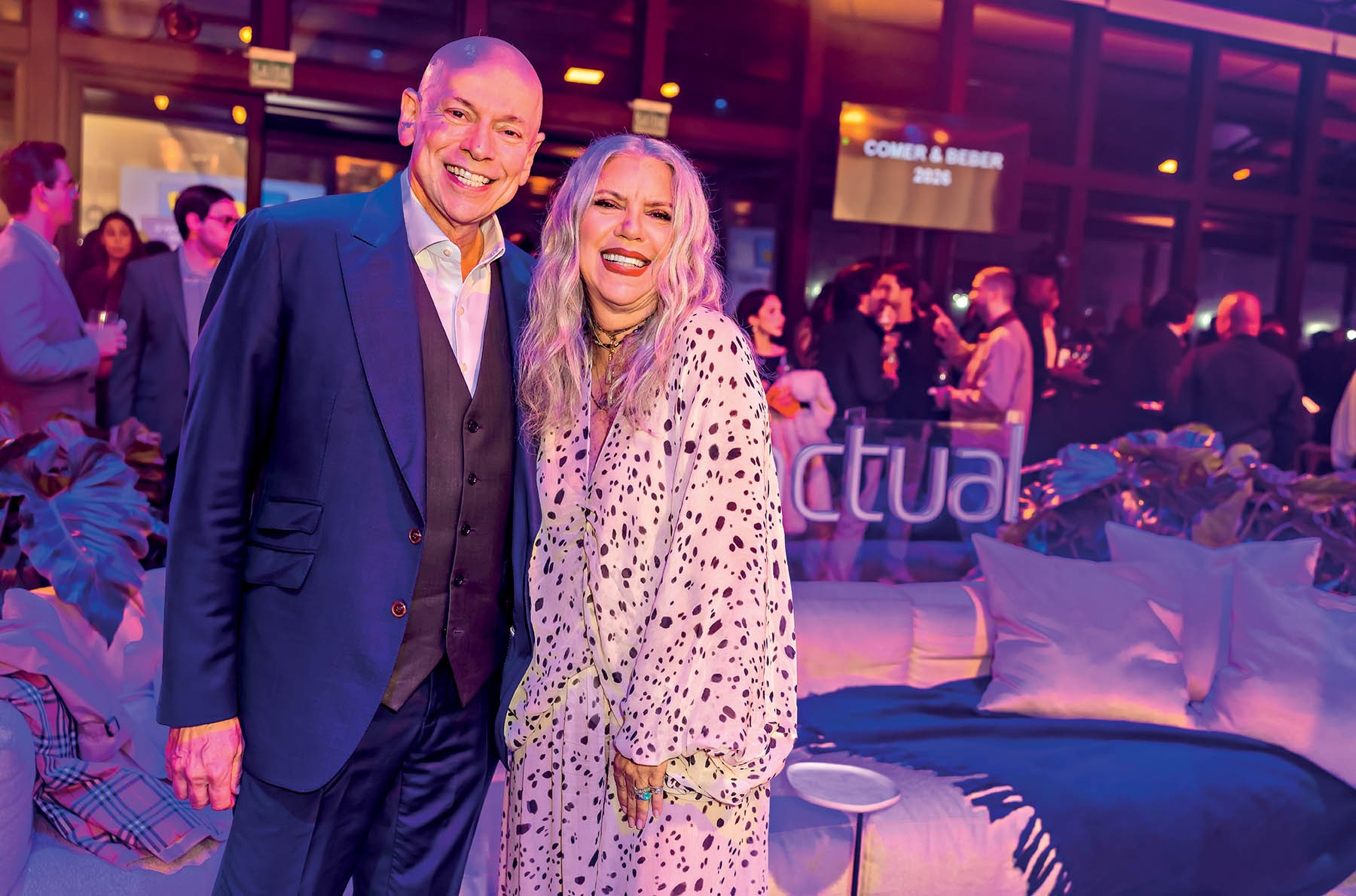 Leandro Karnal e Astrid Fontenelle: na premia&ccedil;&atilde;o do Comer & Beber