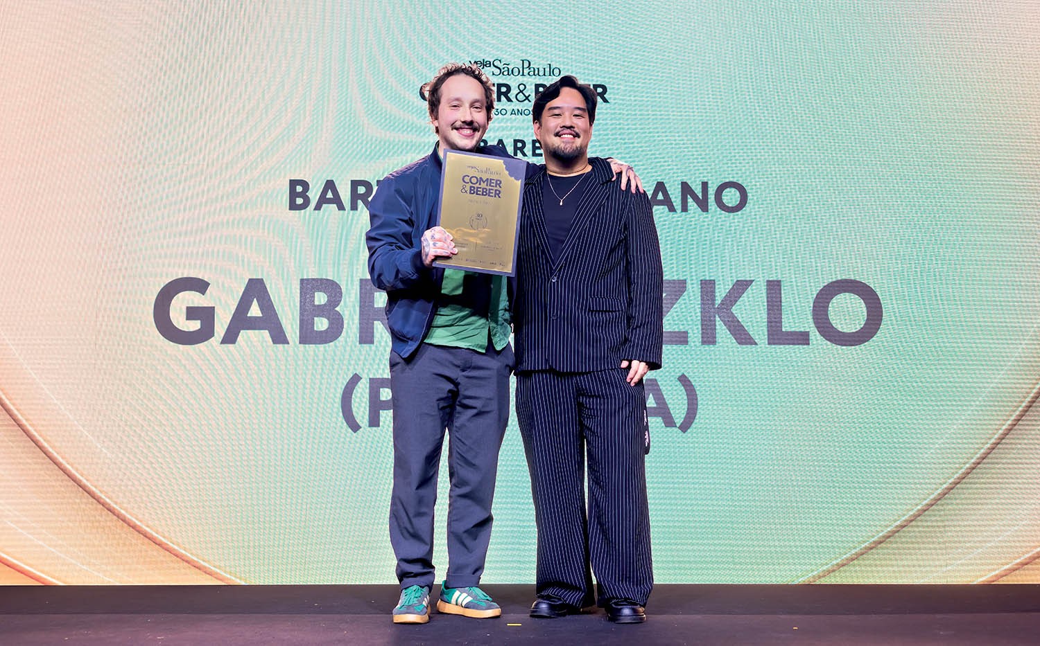 Gabriel Szklo, Bartender do Ano, com Saulo Yassuda