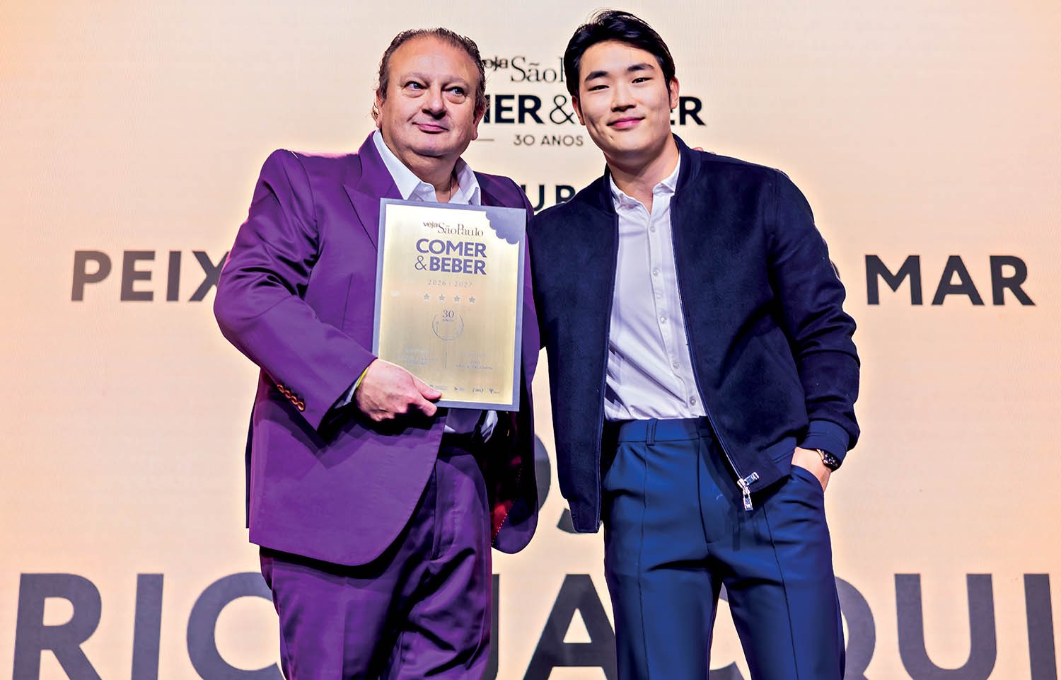 Erick Jacquin com Arthur Paek