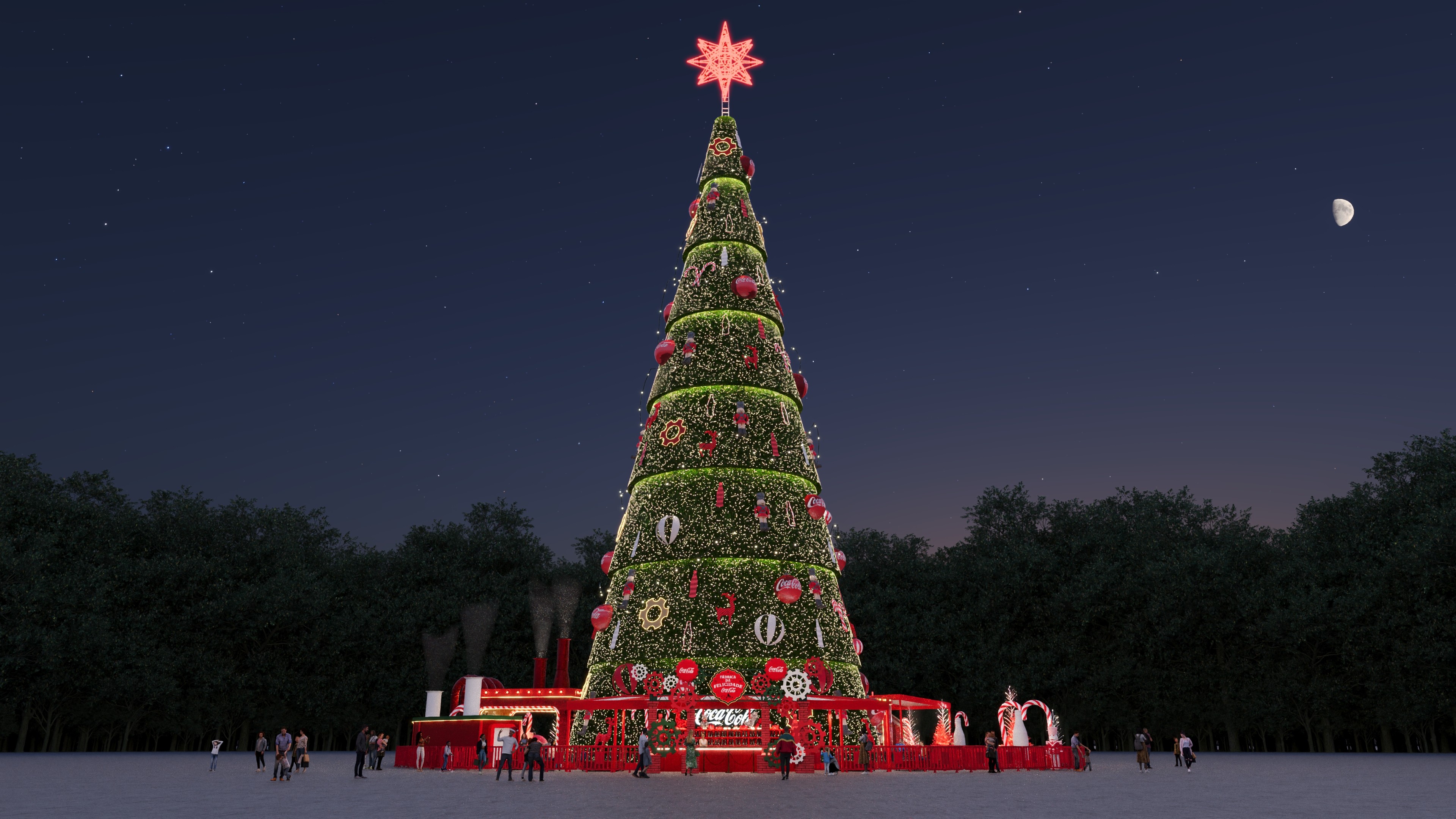 Árvore de Natal do Villa-Lobos já tem data de inauguração